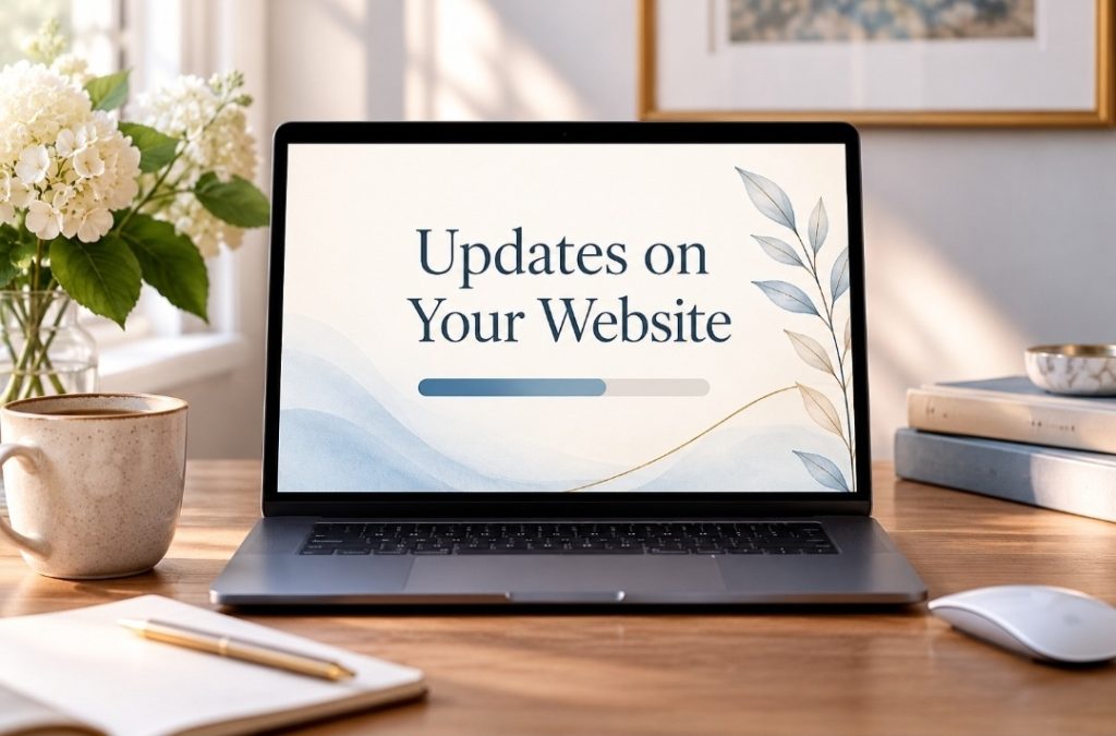 Updates on your website