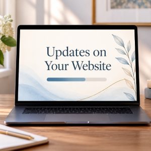 Updates on your website